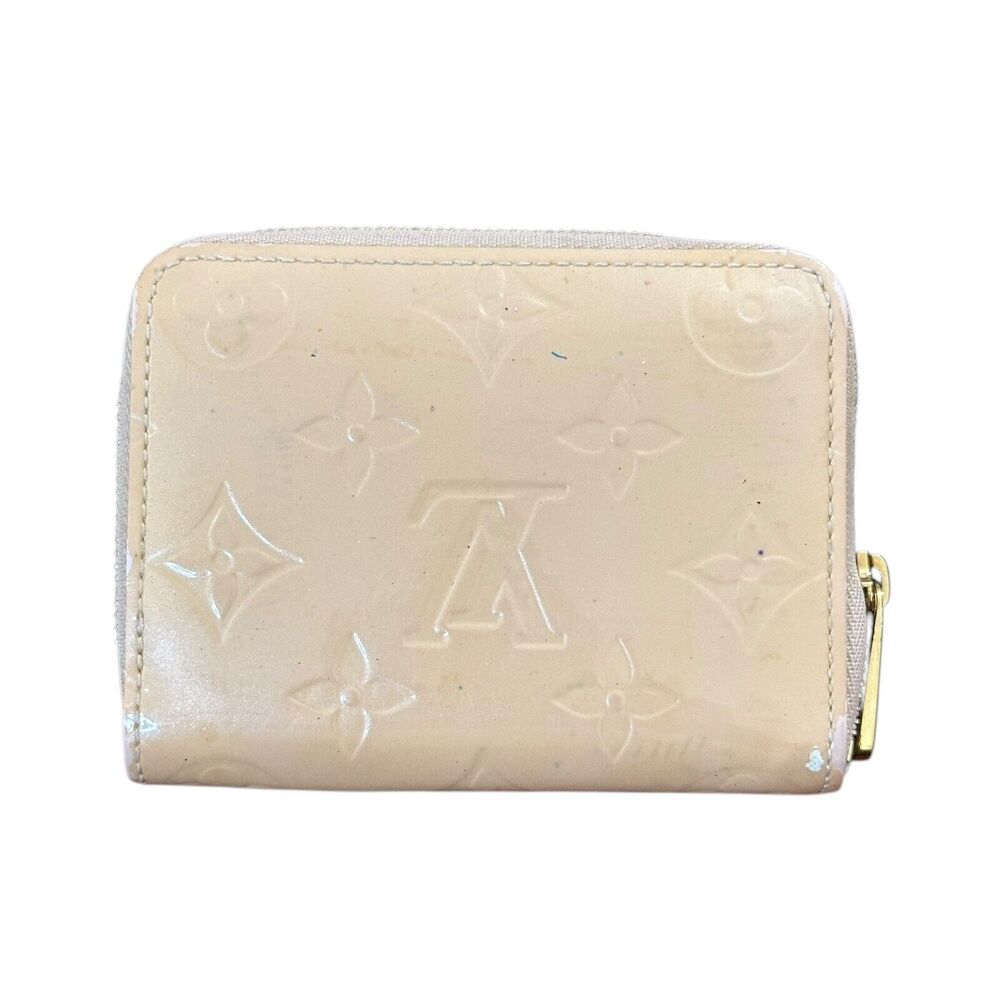 LOUIS VUITTON Monogram Compact Zippy Zip Around Coin Wallet FLAWS